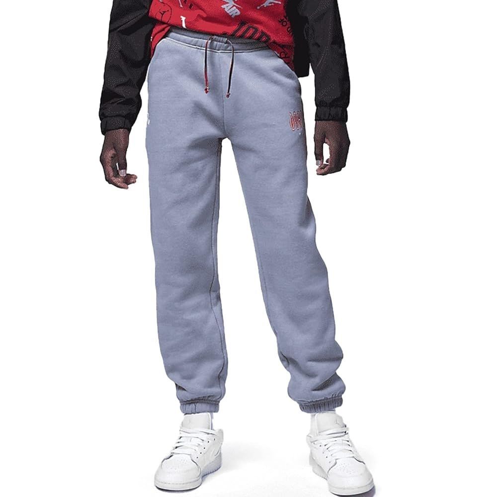 Jordan Boy's MJ MVP HBR Fleece Pants (Big Kids) Stealth LG (14-16 Big Kid)